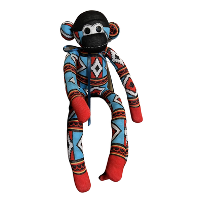 "LEO" Sock Monkey - Aztec Monkey