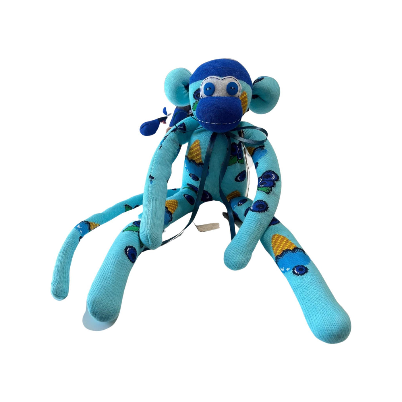 "LEO" Sock Monkey - Blue Moon Blueberry Monkey