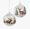 Glass Moose Ornament