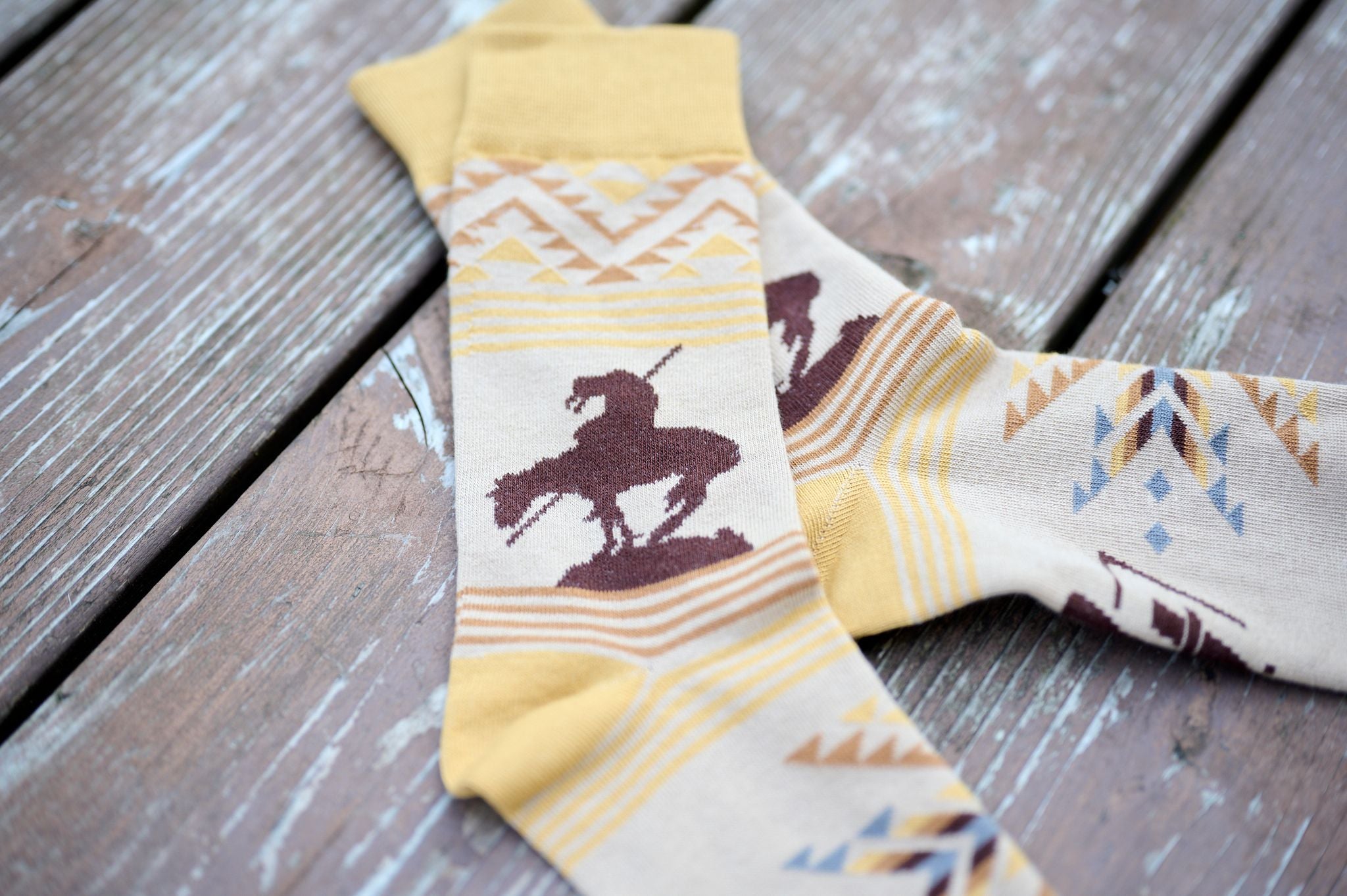 End of The Trail Novelty Crew Socks