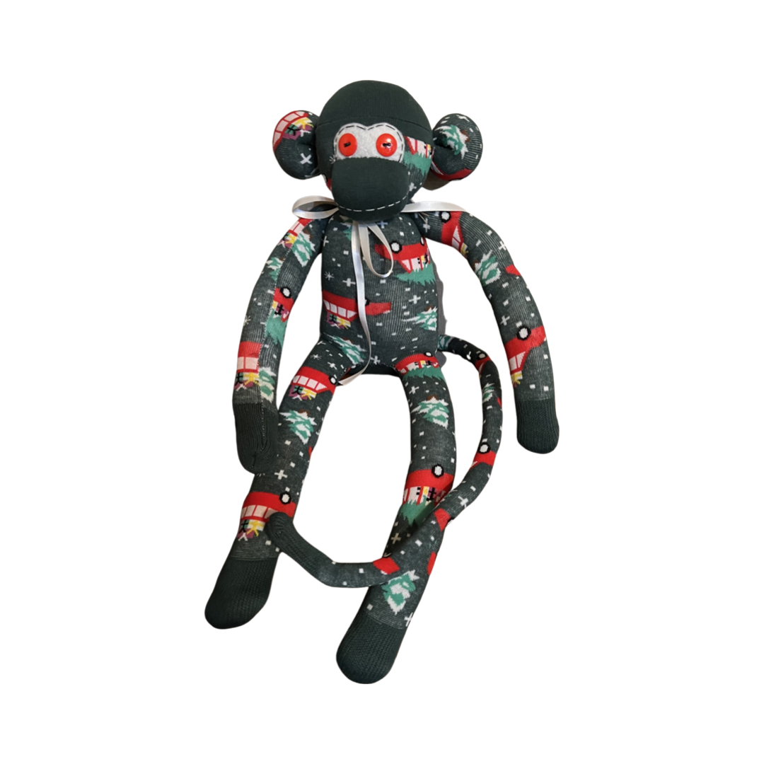 "LEO" Sock Monkey - Family Christmas
