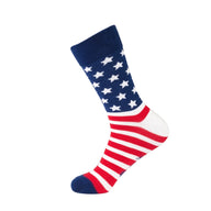 American Flag Crew Socks