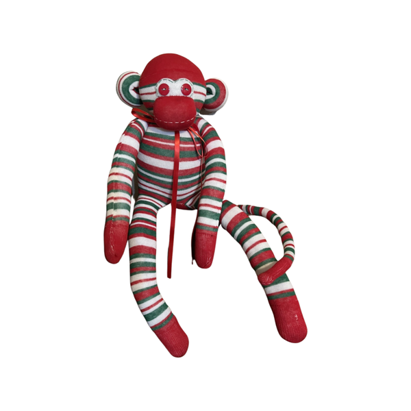 Las Vegas Raiders Sock Monkey Toy – 3 Red Rovers