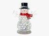 Clear LED Snowman