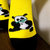 Silly Panda Crew Socks