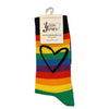 Pride Rainbow Crew Socks