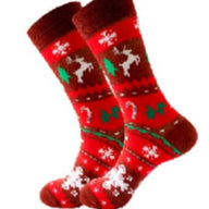 Santa's Reindeer Crew Socks