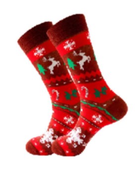 Santa's Reindeer Crew Socks